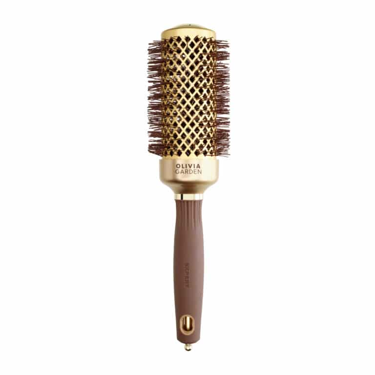Olivia Garden Expert Blowout Shine Wavy Bristles - Gold&Brown 45mm