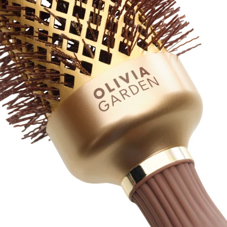 Olivia Garden Expert Blowout Shine Wavy Bristles - Gold&Brown life